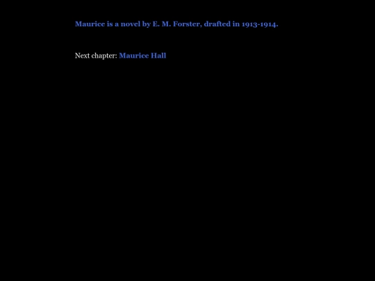 Maurice screenshot