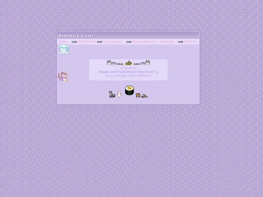 domswebsite screenshot