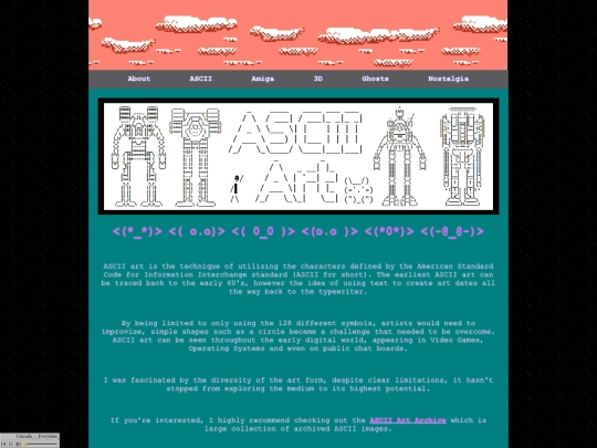 ASCII screenshot