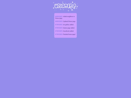 Updates screenshot