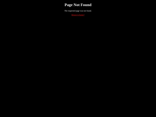 not_found screenshot