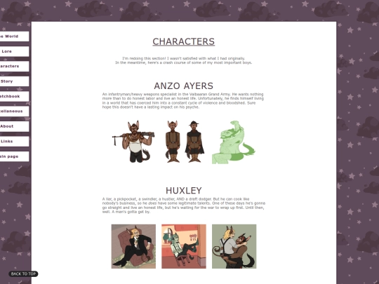 characters screenshot