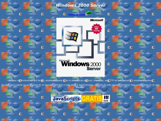 win2000server screenshot