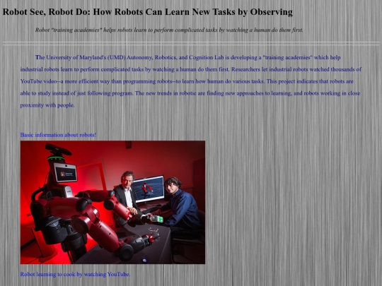 mainRobot screenshot