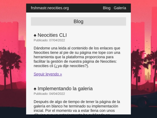 blog screenshot