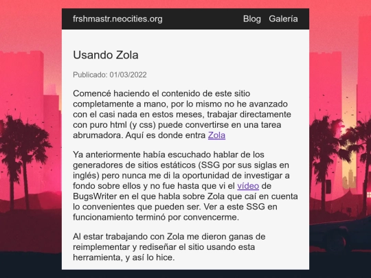 blog/usando-zola screenshot