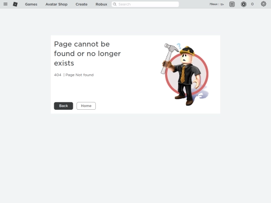not_found screenshot