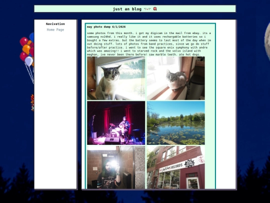 blog screenshot