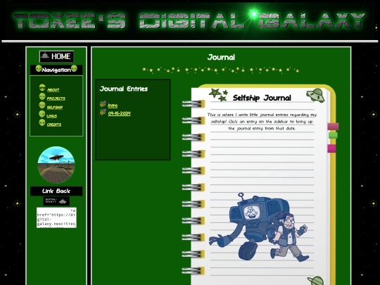 Journal screenshot