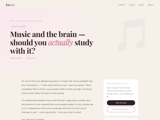music-and-the-brain screenshot