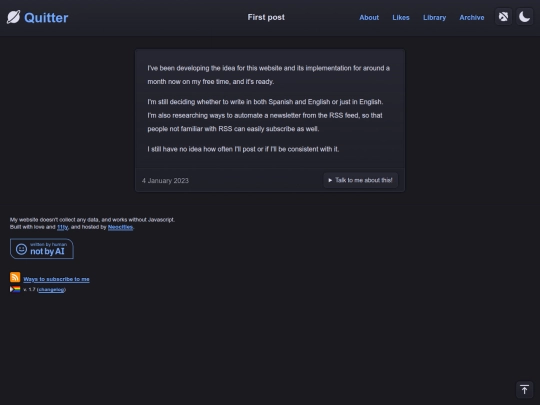 posts/first-post screenshot
