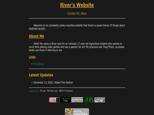 index screenshot