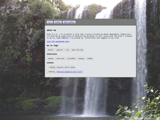 index screenshot