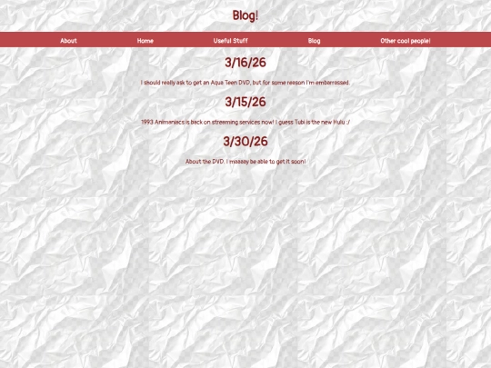 blog screenshot