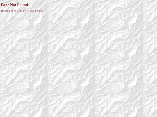 not_found screenshot