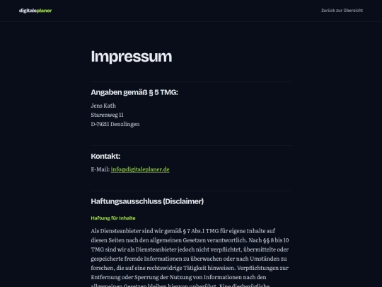 impressum screenshot