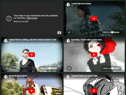 videos screenshot