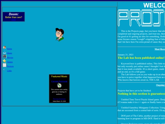 projects screenshot