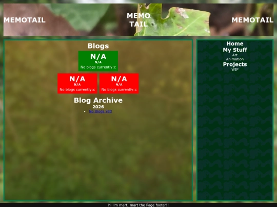 Blogs screenshot