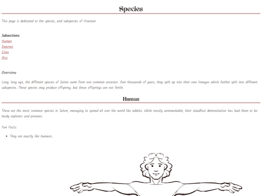 species screenshot
