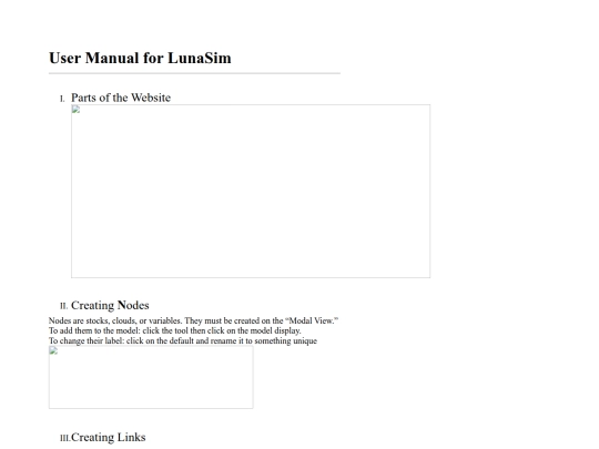 LunaSim/UserDocumentation screenshot