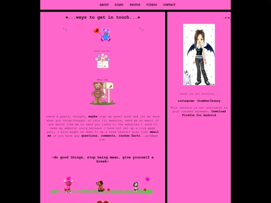 contact screenshot