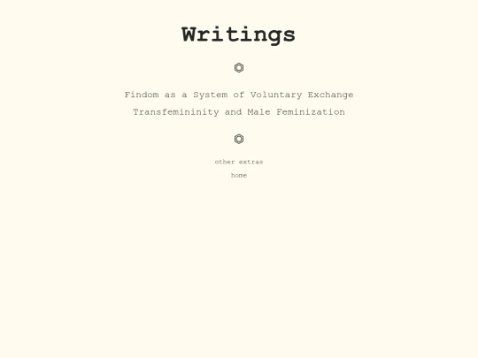writings screenshot