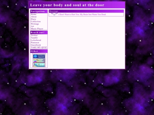 Musings screenshot