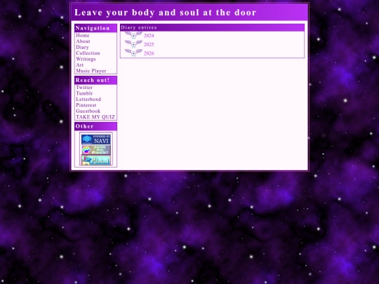 diary screenshot