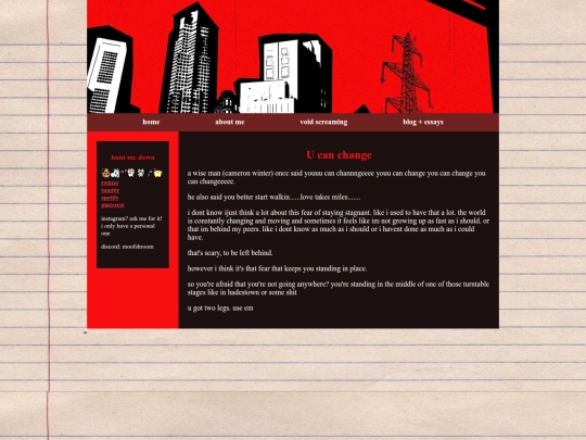 change screenshot