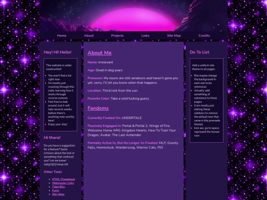 abouts screenshot