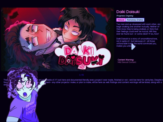 projects screenshot