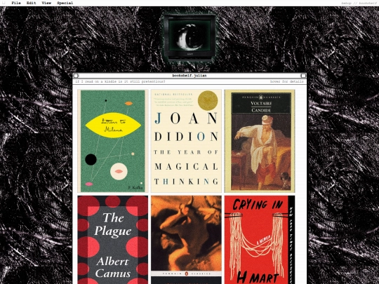 bookshelf screenshot