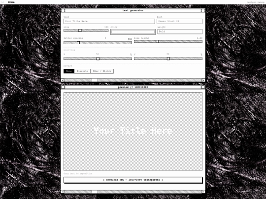 textgen screenshot
