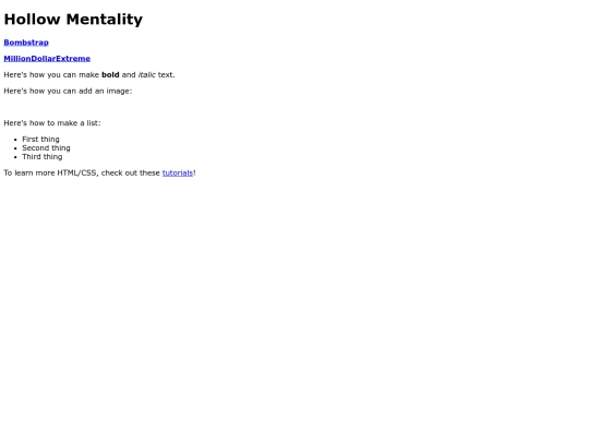 index screenshot