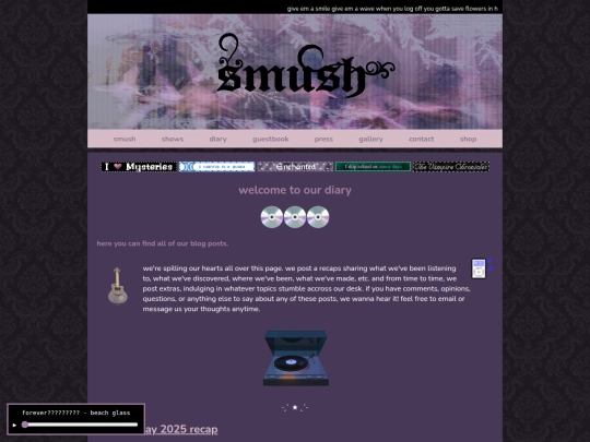 diary screenshot