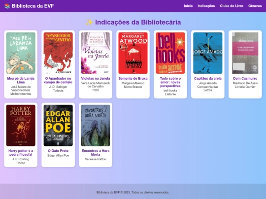 Indicações screenshot
