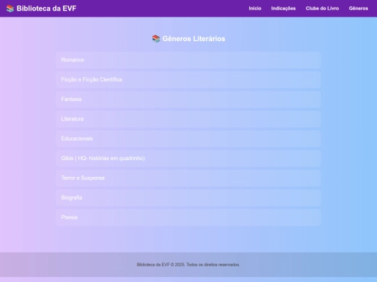 generos screenshot