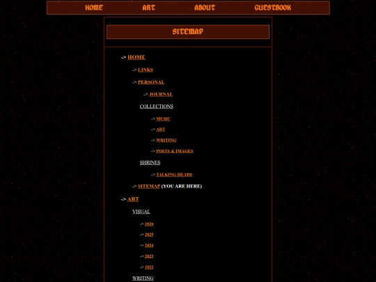 sitemap screenshot