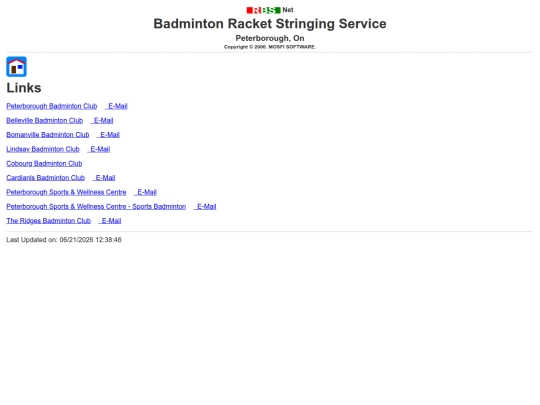 links screenshot
