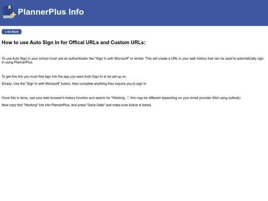 Info/AutoSignIn screenshot