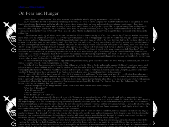 Fireplace-Dialogues/On-Fear-And-Hunger screenshot