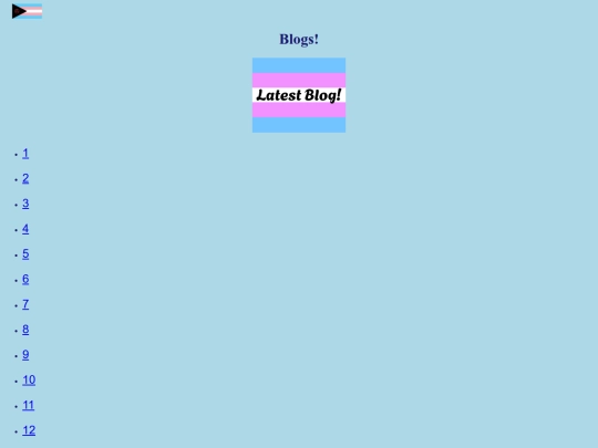 Blogs screenshot