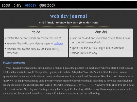 webdev screenshot