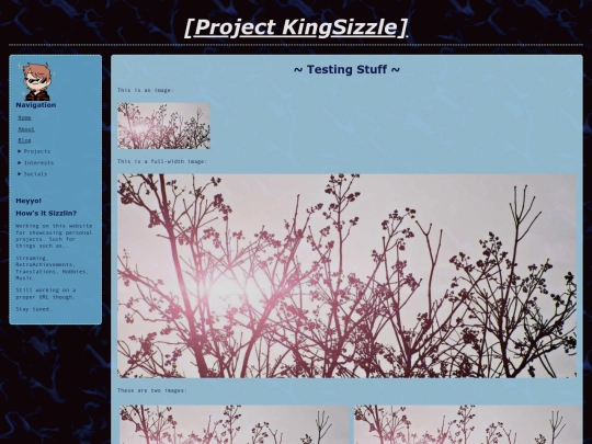 Testing screenshot