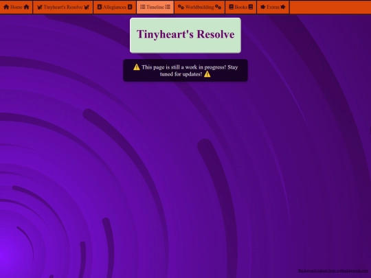 tinyheart-timeline screenshot