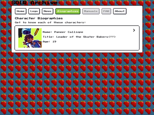 html/biographies screenshot