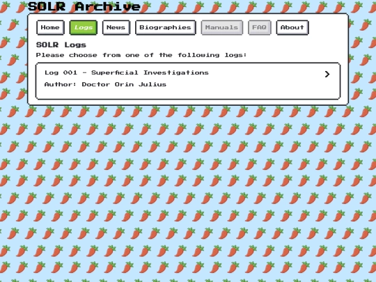 html/logs screenshot