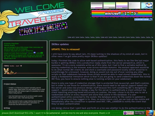 blog screenshot