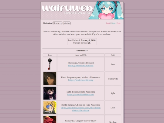 index screenshot